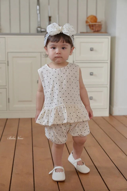 Bebenine Dots Frill Set (6-24m)