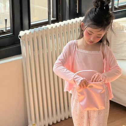 ninibello sherbet sleeveless cardigan set (80-130cm)
