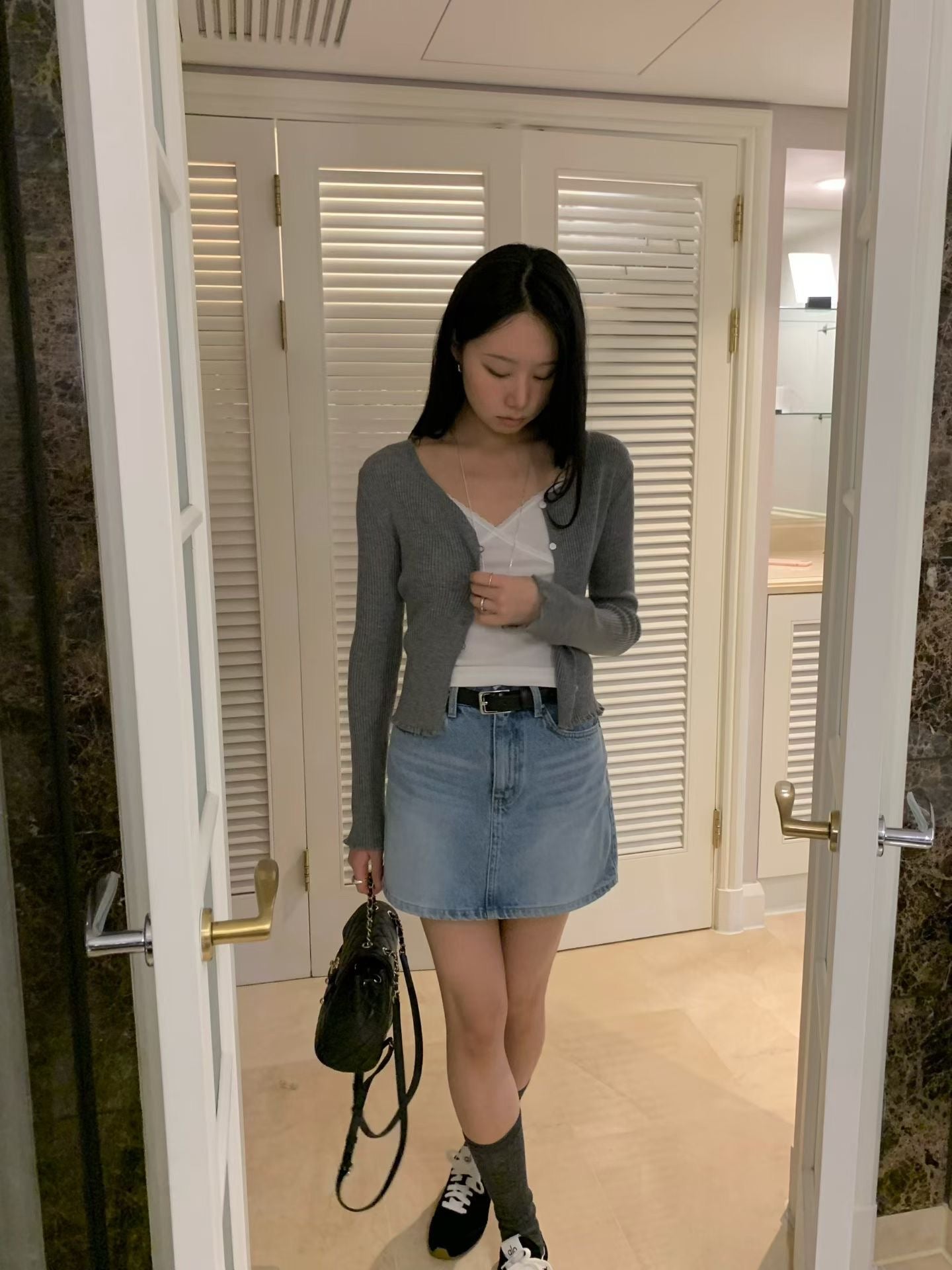 2way坑條卷卷上衣 *共4色