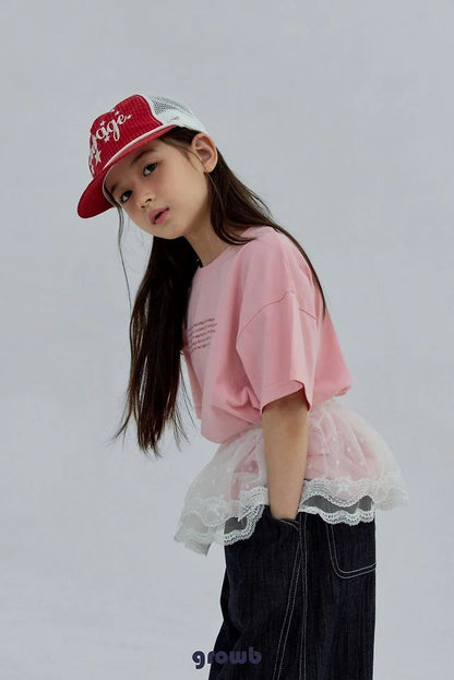 Growb Font Tee (90-155cm)