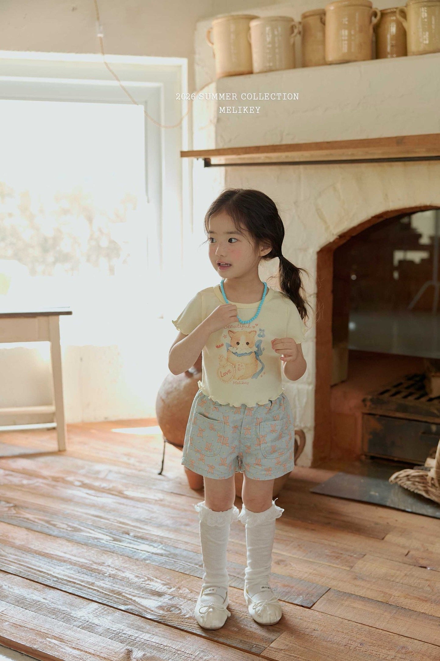melikey colored ribbon shorts (~80-140cm)