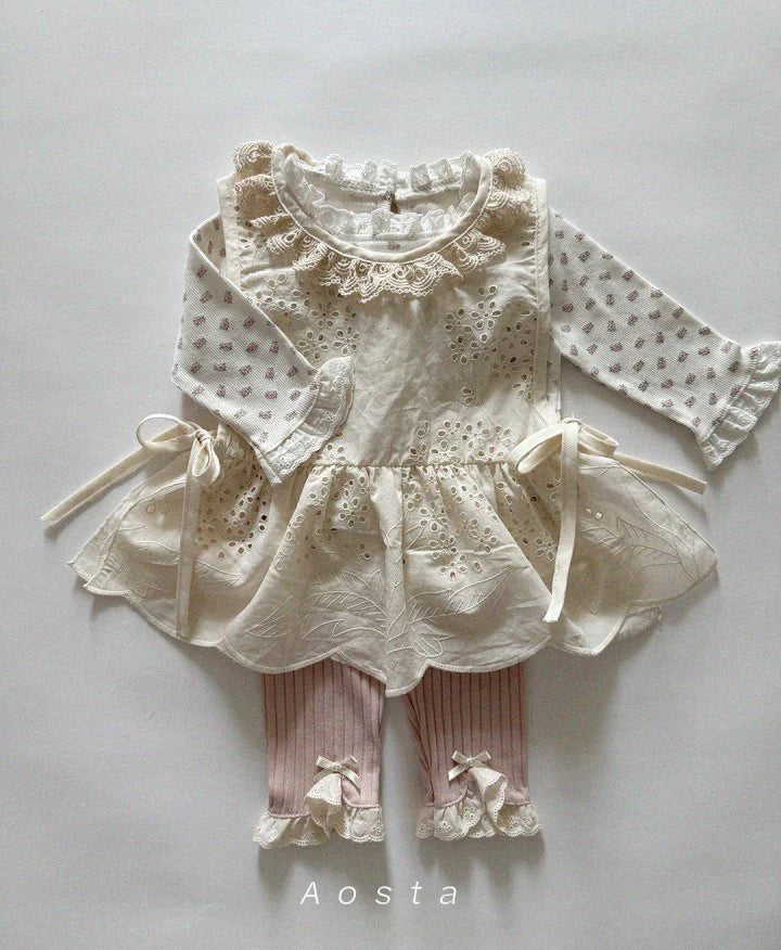 Aosta Lace Cotton Blouse