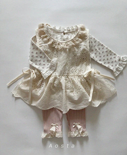 Aosta Lace Cotton Blouse