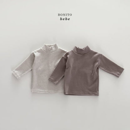 Bonito 1+1 mock neck polar T (3-18m)