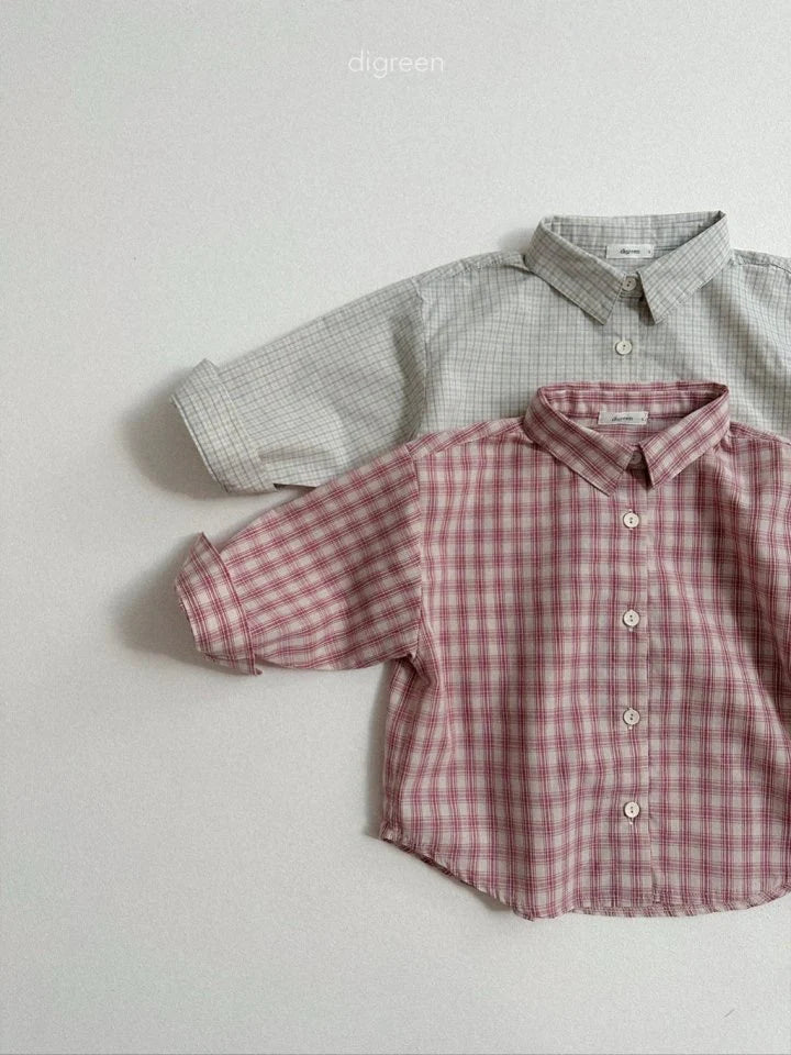 Digreen Check Shirt (85-130cm)