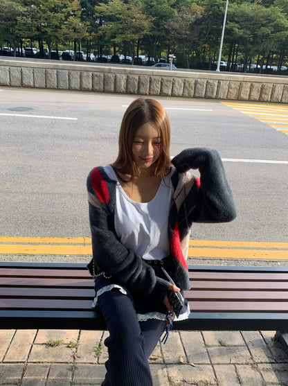 Urban Rabbit 親子款菱格紋外套 (kids & mom)