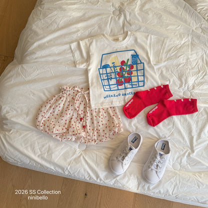 ninibello basket tee (80-130cm)
