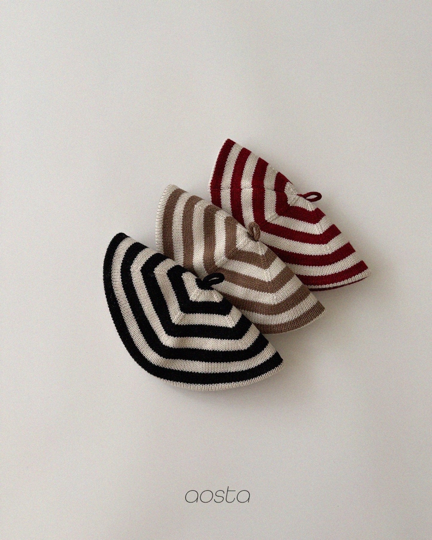 Aosta knit cookie beret