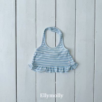 ELLYMOLLY salt halter frill sleeveless (90-145cm)