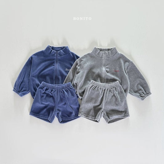 Bonito velour zip-up set  (12m-120cm)