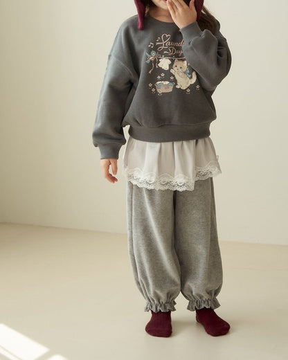 momoann satin jogger pants (kids & adult )