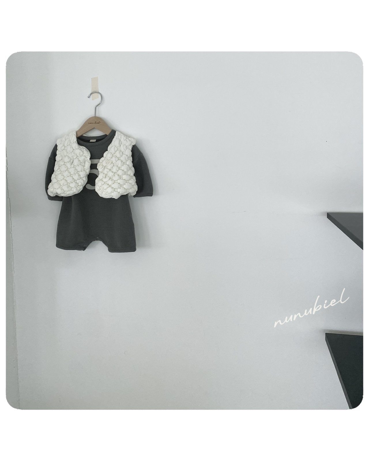 nunubiel bebe popcorn vest (3-18m)