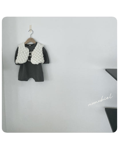 nunubiel bebe popcorn vest (3-18m)