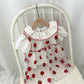 Aosta lace strawberry dress
