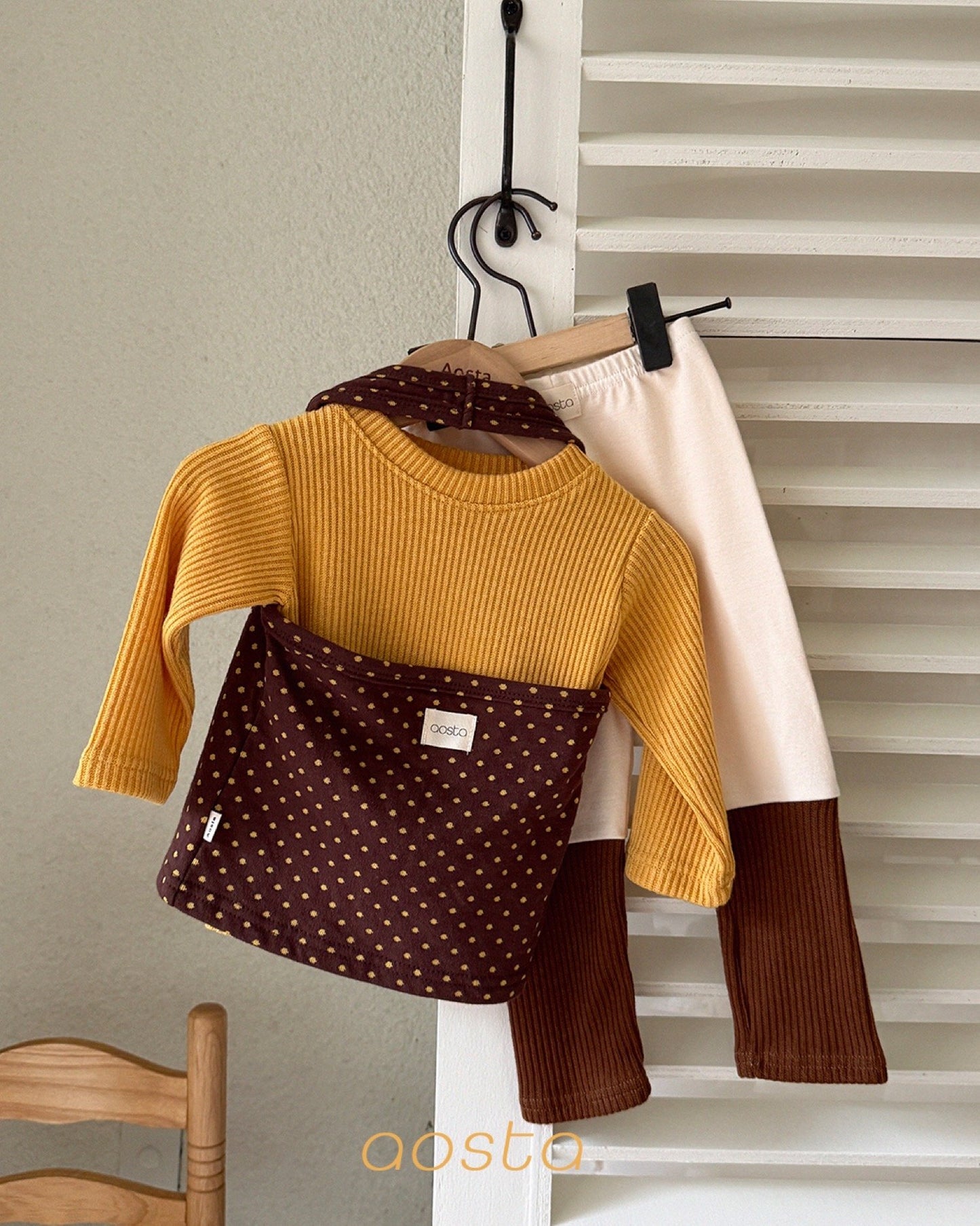 Aosta choco chip halter neck (~70-115cm)