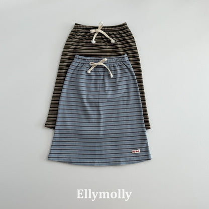 ELLYMOLLY shadow long skirt (90-145cm)