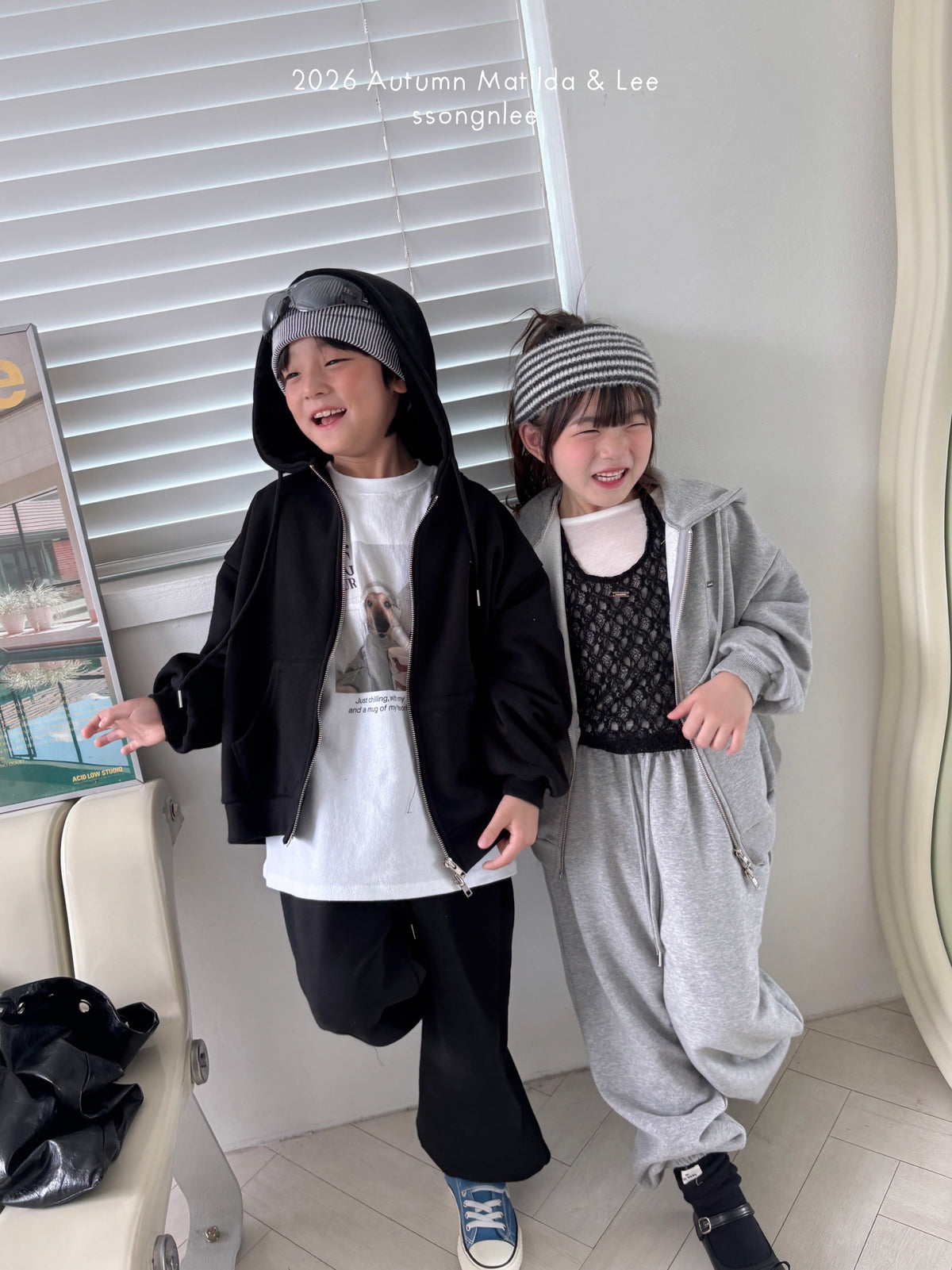 matilda&lee string jogger pants (85-165cm)