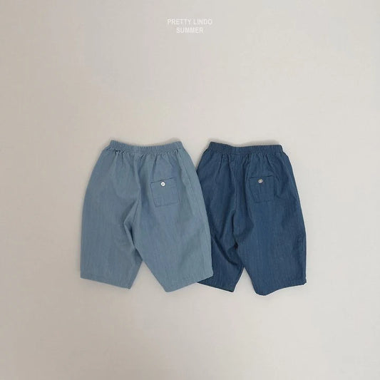 Lindo Pumpkin 7-Length Denim Pants (85-125cm)