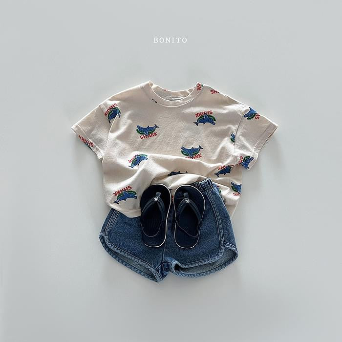 Bonito 可愛圓孤牛仔短褲 (Bebe-kids 70-120cm)