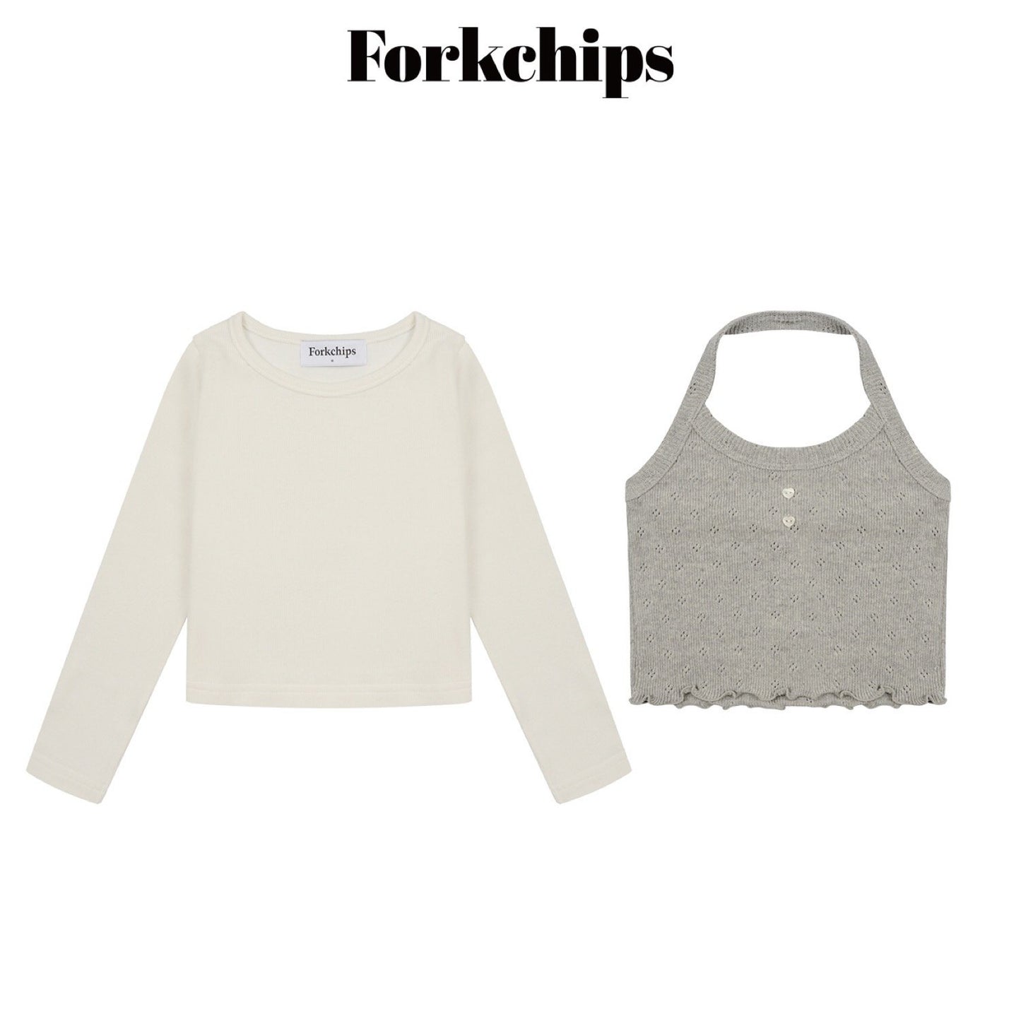FORKCHIPS hug grade tee (95-160cm)