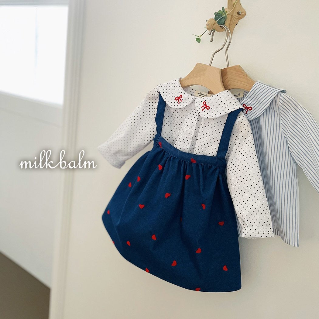 milkbalm heart suspender skirt (75-125cm)