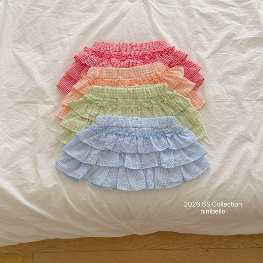 ninibello sweet tiered skirt (80-130cm)
