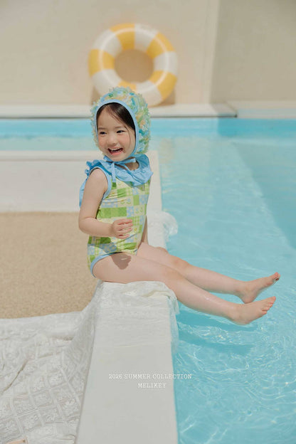 melikey garden frill swimsuit (85-135cm)