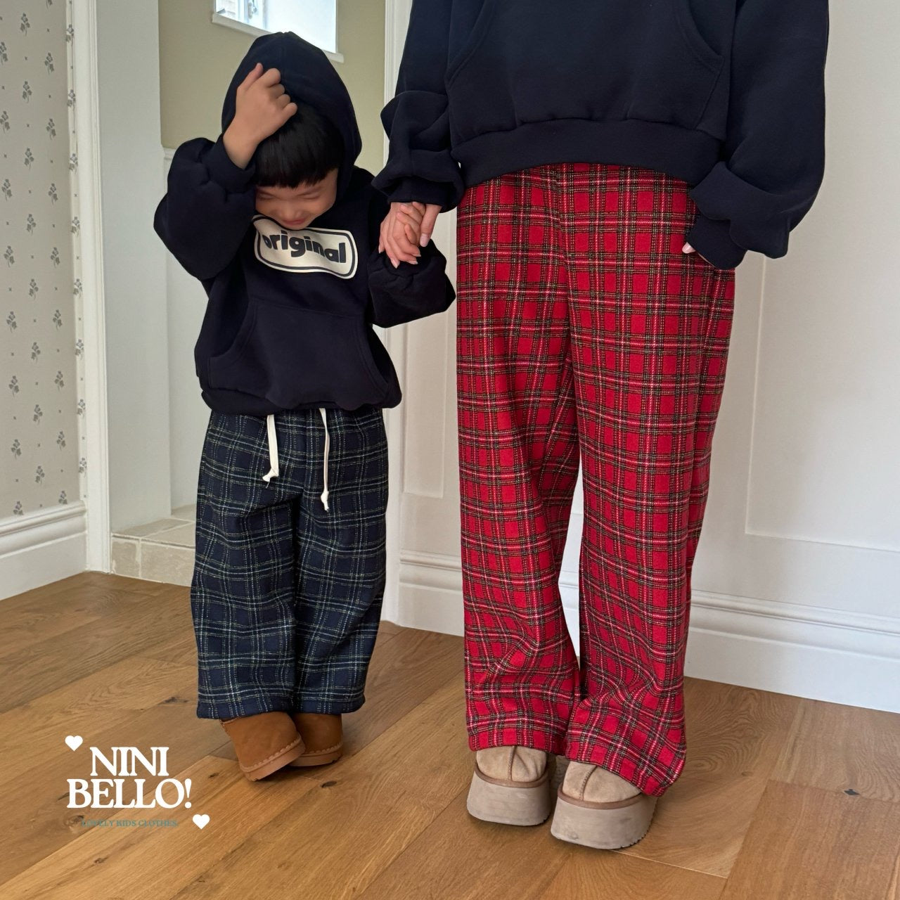 ninibello merry check pants(adult)