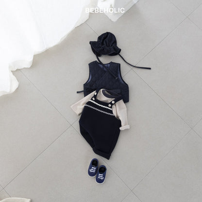 bebeholic morry suspender suit (6-18m)