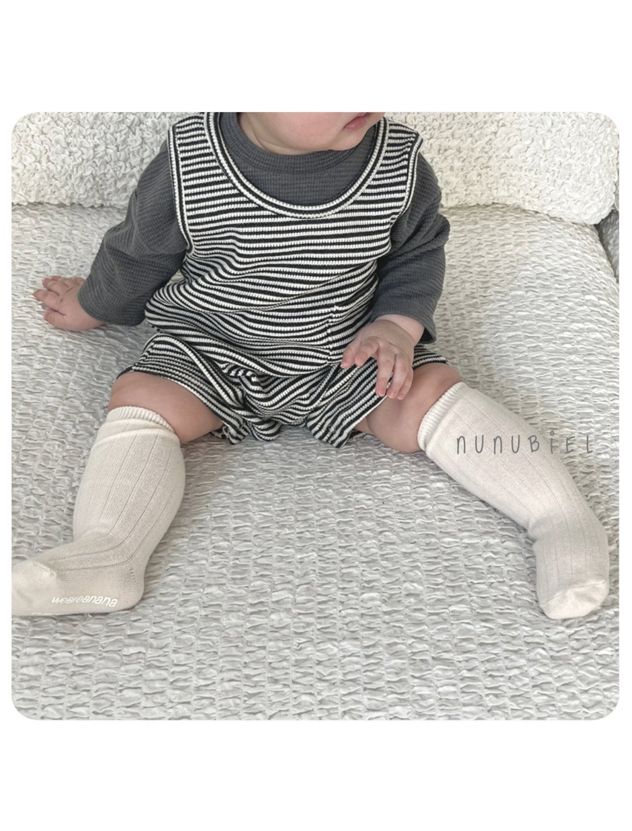nunubiel bebe stripe suit (3-18m)