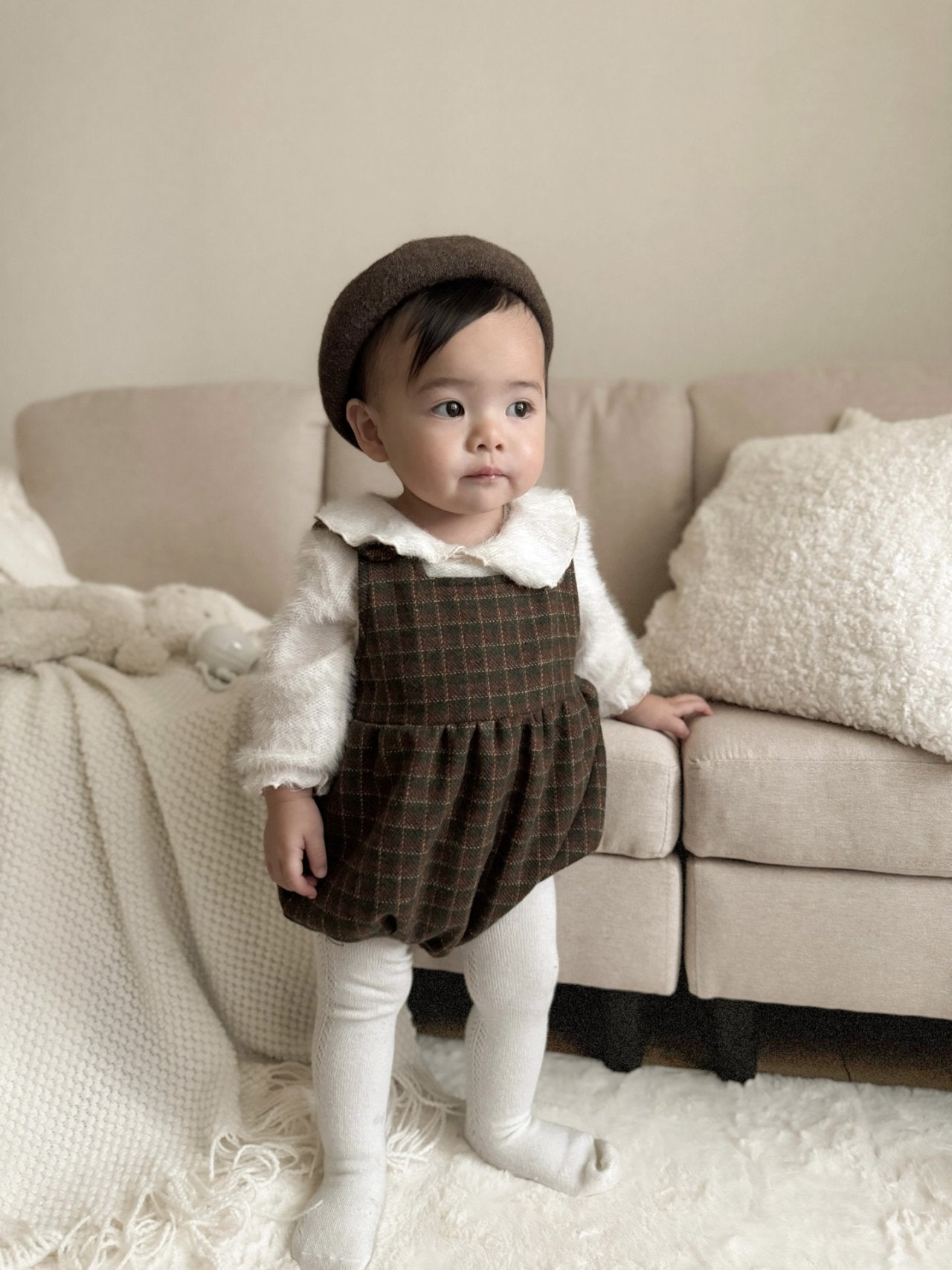 mimi market angora collar tee (70-85cm)