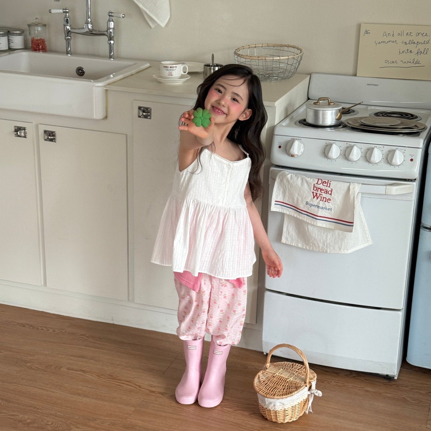 ninibello milk tank top blouse (80-130cm)