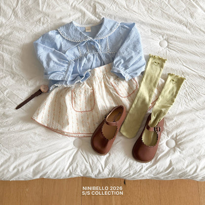 ninibello eyelet knee socks