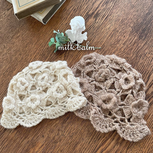 milkbalm hand knit beanie