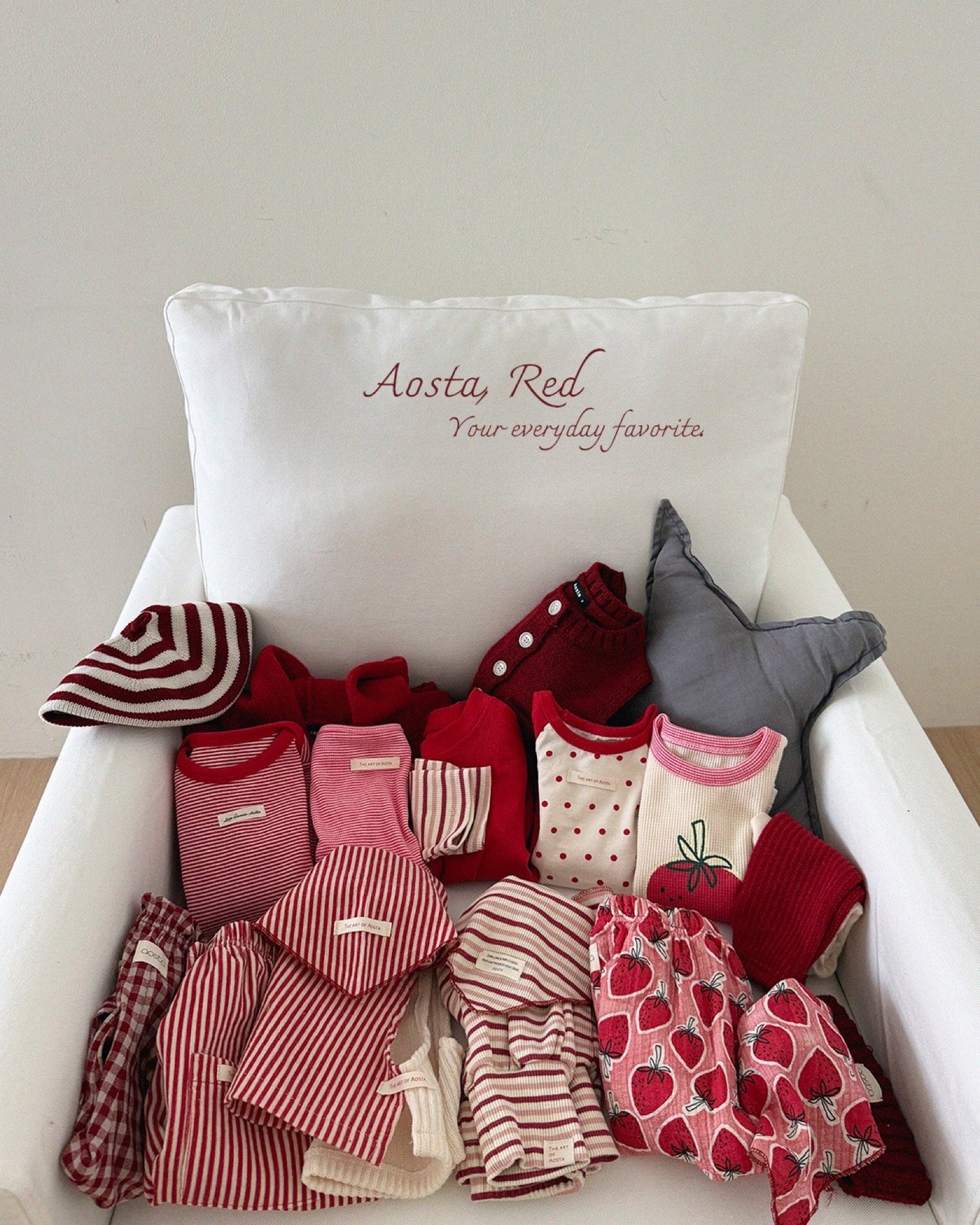Aosta strawberry pants (~70-115cm)