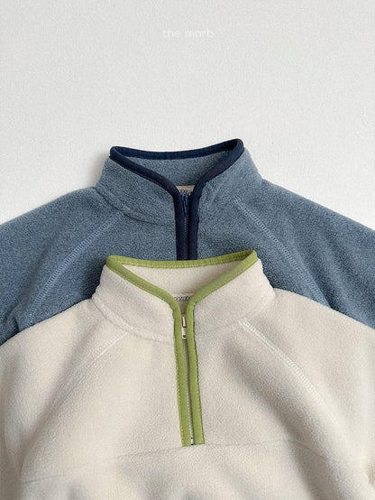 minirobe two tone fleece half zip (75-110cm)