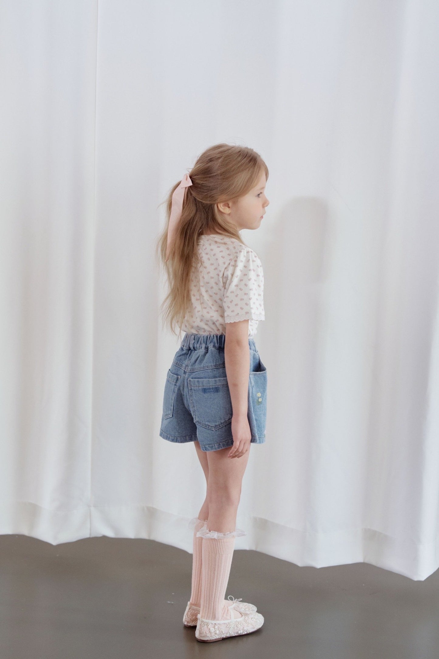 momoann flora skirt pants (90-140cm)