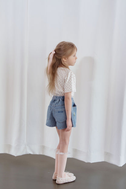 momoann flora skirt pants (90-140cm)