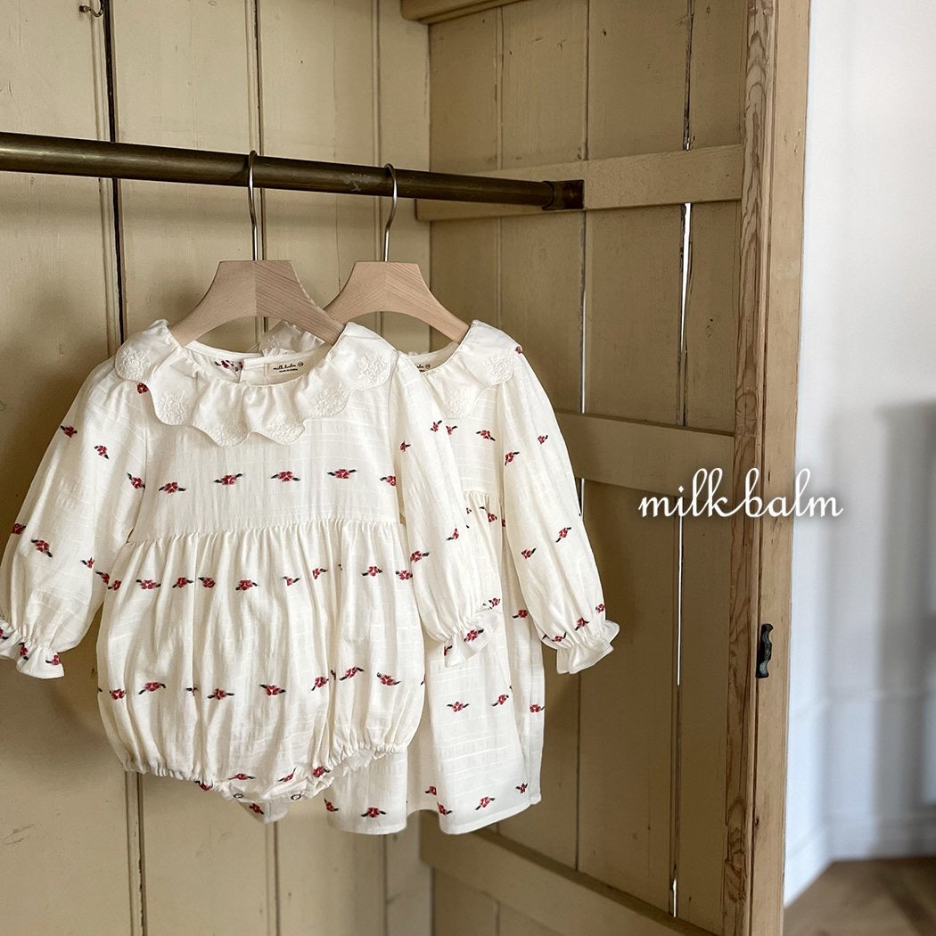 milkbalm garden flower suit (3-18m)