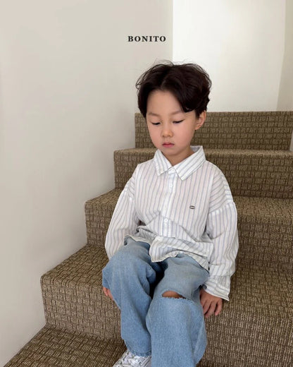 Bonito Buddy Stripe Shirt (~80-140cm)
