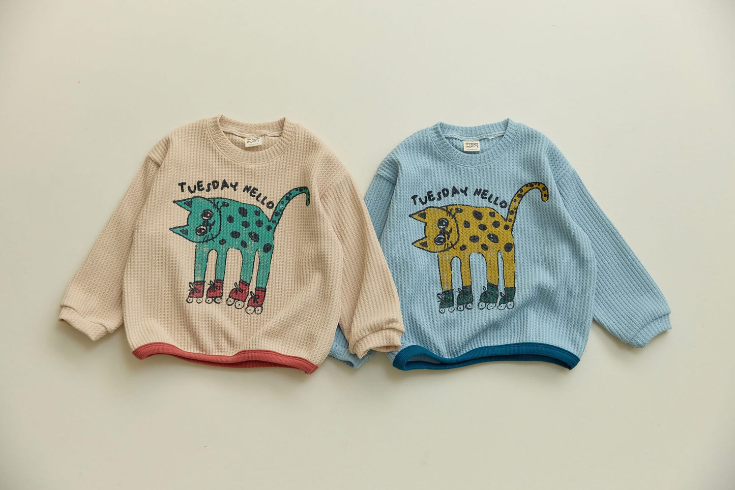 Orangemom TUESDAY HELLO 花豹上衣 (95-140cm)