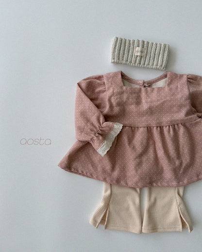 Aosta milk dot blouse (~70-115cm)