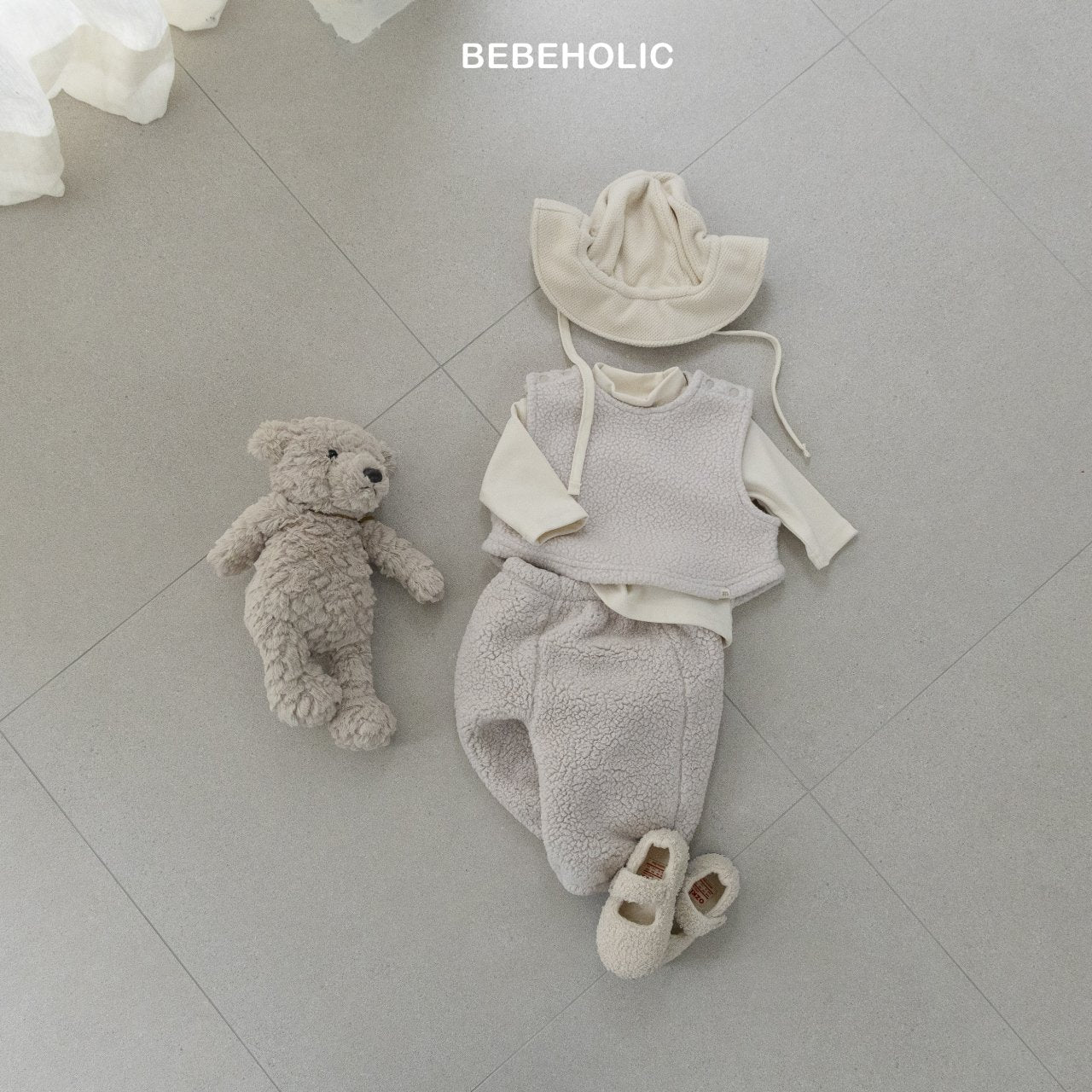 bebeholic smiley general polar tee (3-18m)