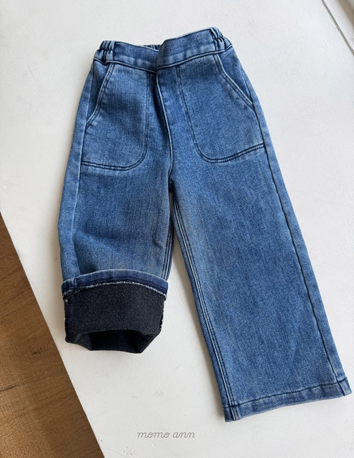 momoann brushed denim (90-150cm)