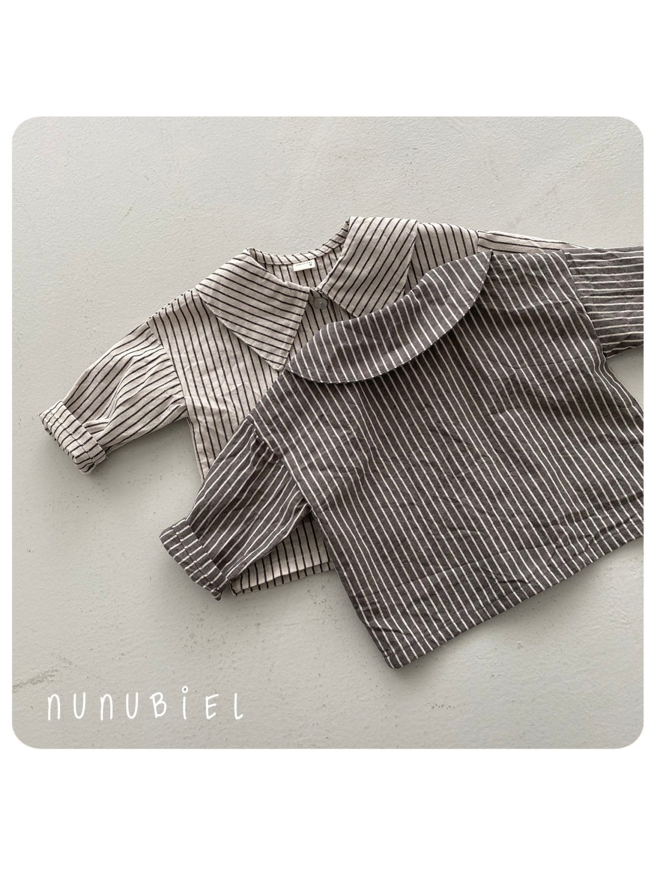 nunubiel stripe shirts (75-120cm)