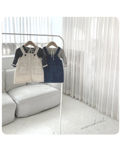 nunubiel pocket denim dress (75-120cm)