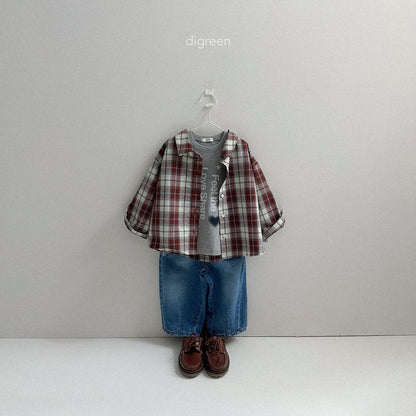 digreen volume denim pants (90-130cm)