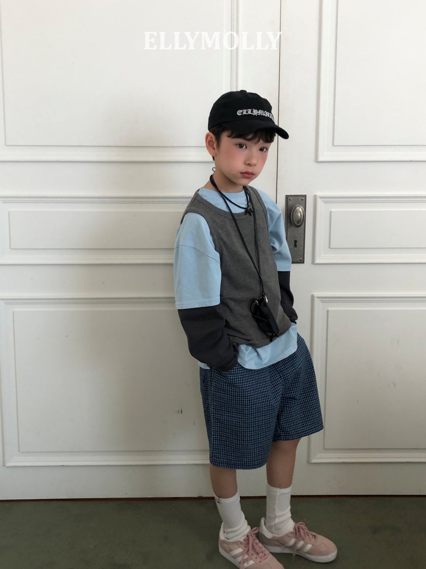 ELLYMOLLY slime layered sleeveless (90-145cm)