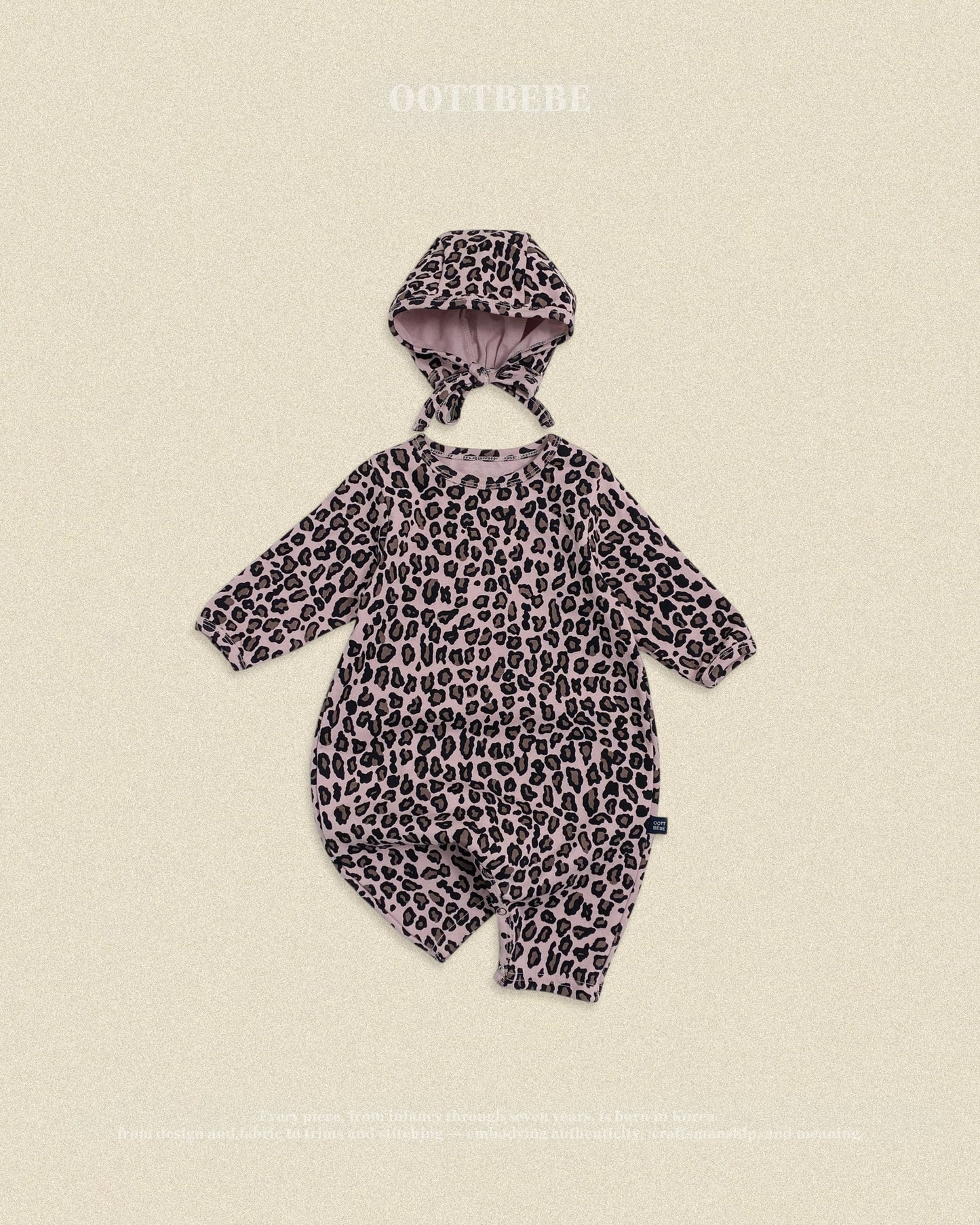 oottbebe little leopard suits SET (0-12m)