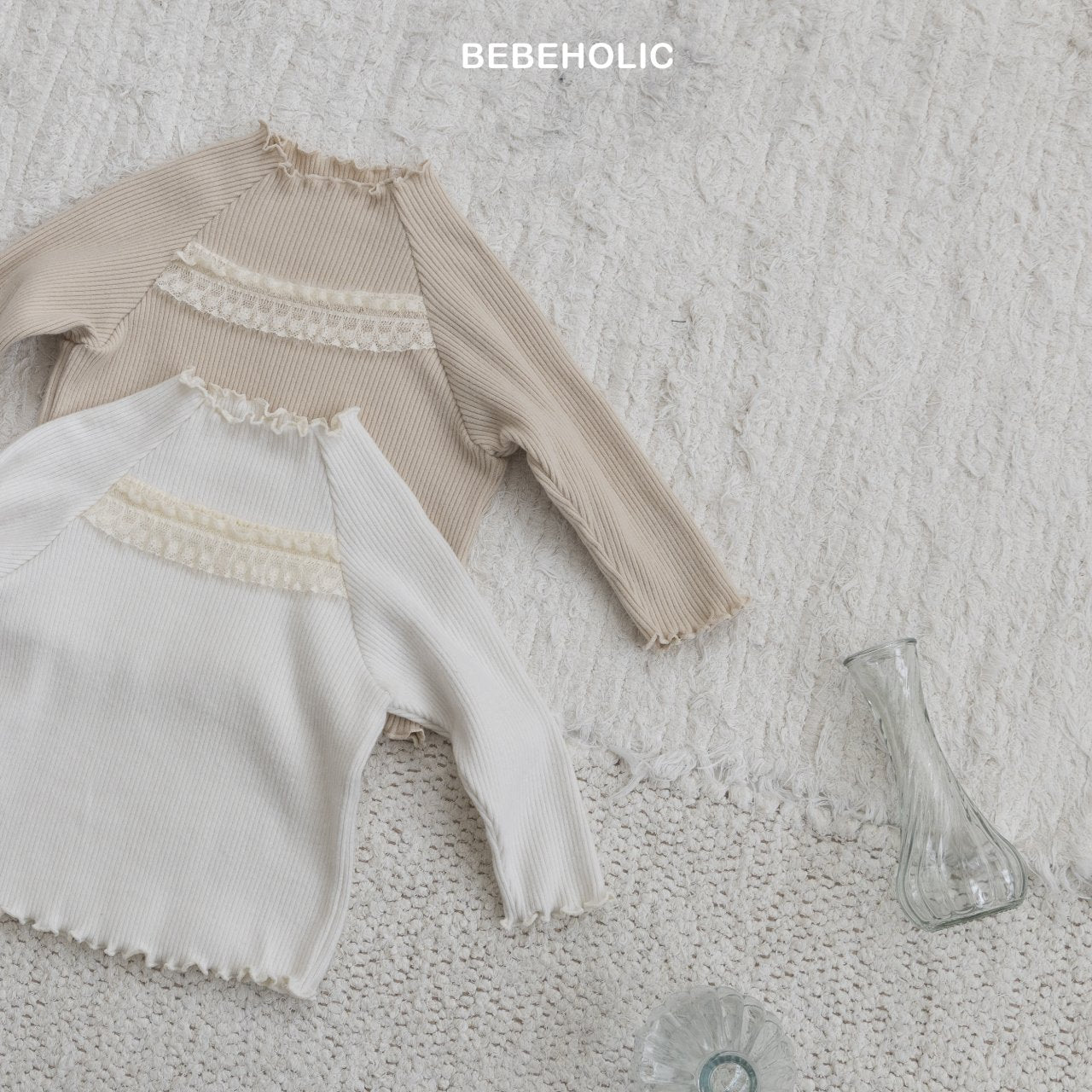 bebeholic louis lace tee (3-18m)